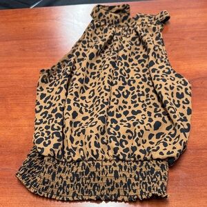 Sienna sky animal print tank XS // 071313